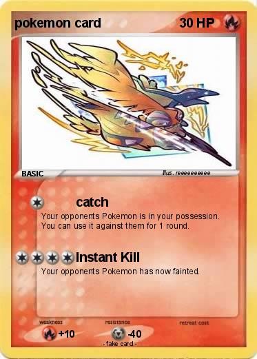 Pokemon pokemon card