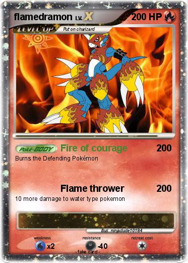 Pokemon flamedramon