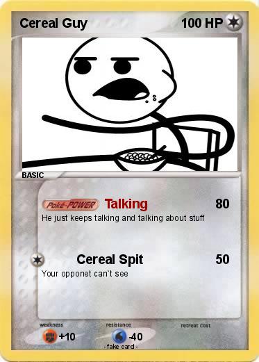Pokemon Cereal Guy