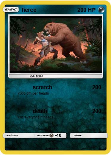 Pokemon fierce