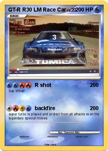 Pokemon GT-R R30 LM Race Car