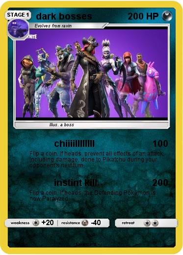 Pokemon dark bosses