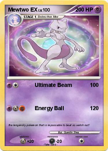 Pokemon Mewtwo EX