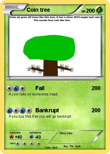 Pokemon Coin tree