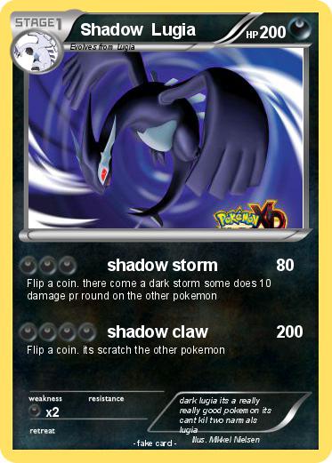 Pokemon Shadow  Lugia
