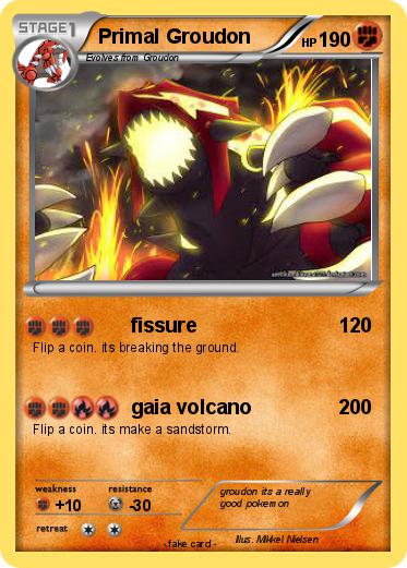 Pokemon Primal Groudon