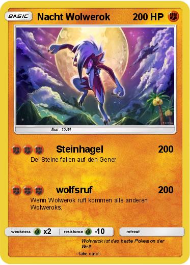 Pokemon Nacht Wolwerok