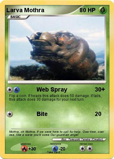 Pokemon Larva Mothra