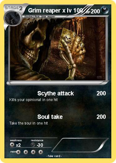 Pokemon Grim reaper x lv 100