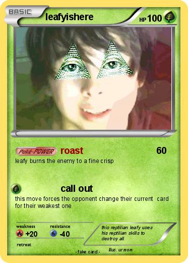 Pokemon leafyishere