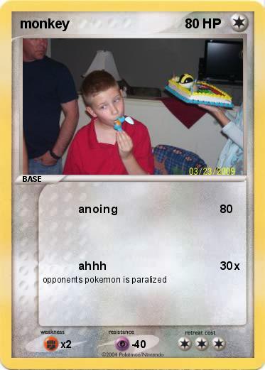 Pokemon monkey