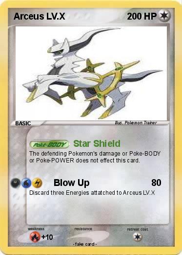 Pokemon Arceus LV.X