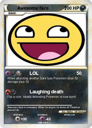 Pokemon Awesome face