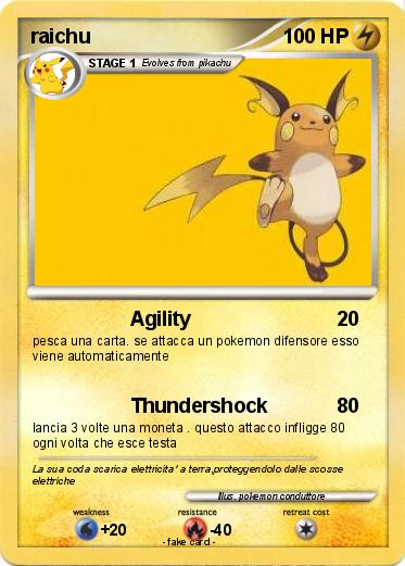 Pokemon raichu