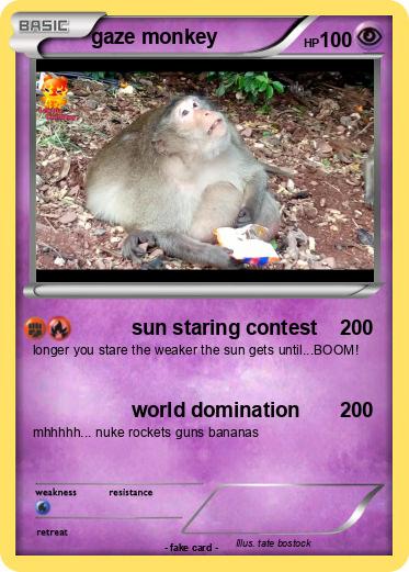 Pokemon gaze monkey
