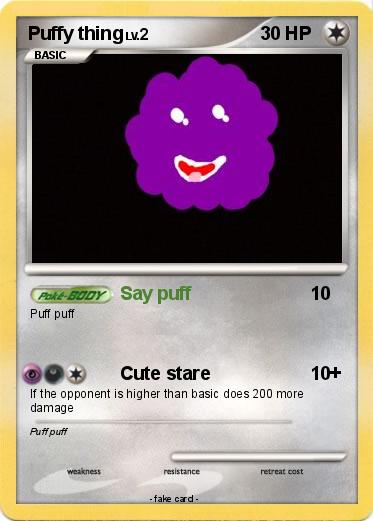 Pokemon Puffy thing