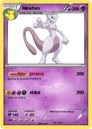 Pokemon Mewtwo