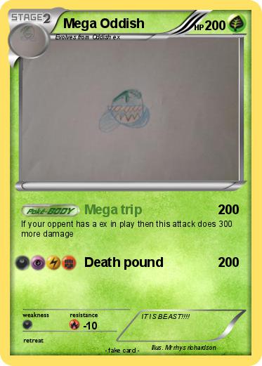 Pokemon Mega Oddish