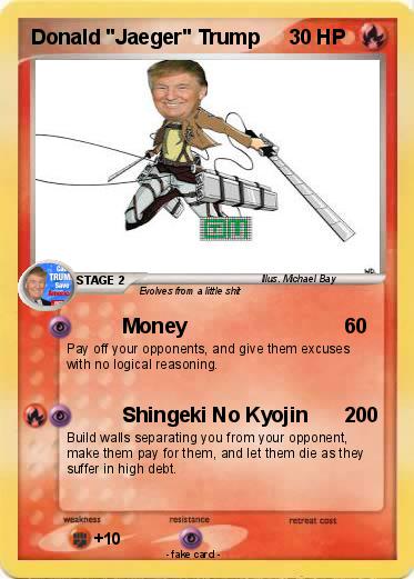 Pokemon Donald "Jaeger" Trump