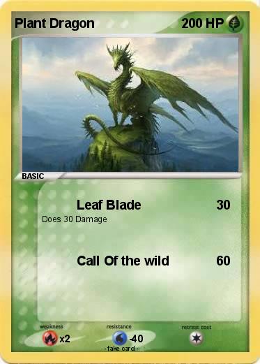 Pokemon Plant Dragon