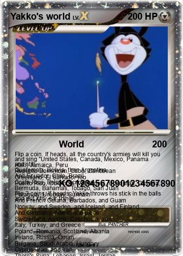 Pokemon Yakko's world