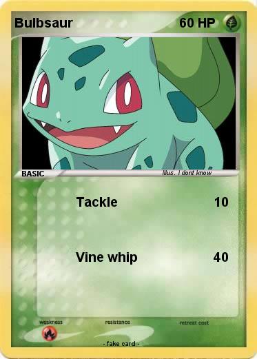 Pokemon Bulbsaur