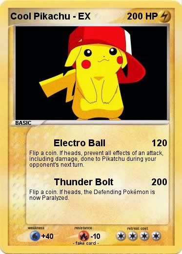 Pokemon Cool Pikachu - EX