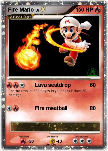 Pokemon Fire Mario