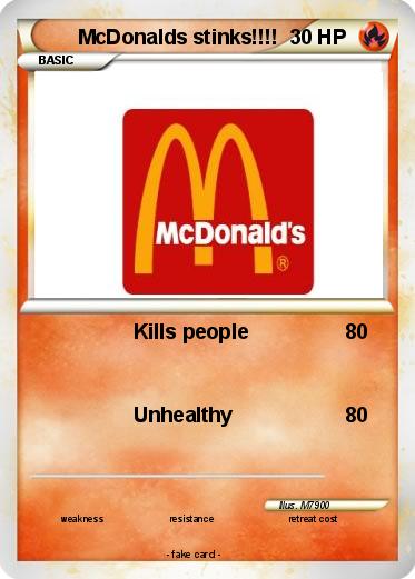 Pokemon McDonalds stinks!!!!