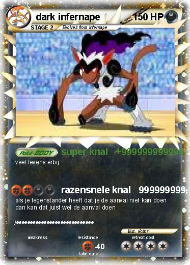 Pokemon dark infernape