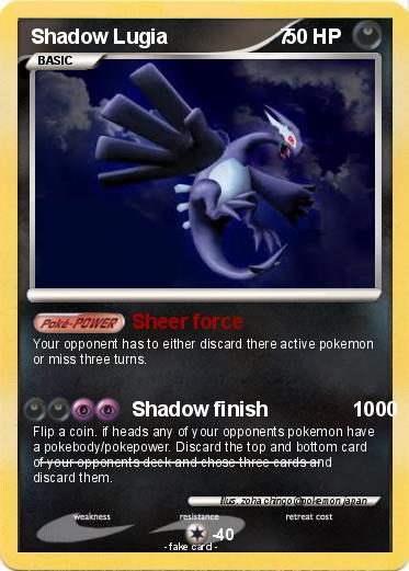 Pokemon Shadow Lugia                    7