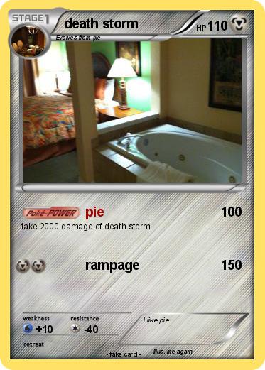 Pokemon death storm