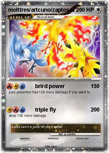 Pokemon molttres/artcuno/zaptos
