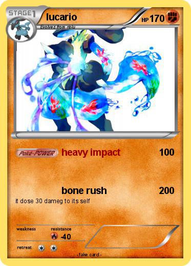 Pokemon lucario