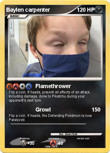 Pokemon Baylen carpenter