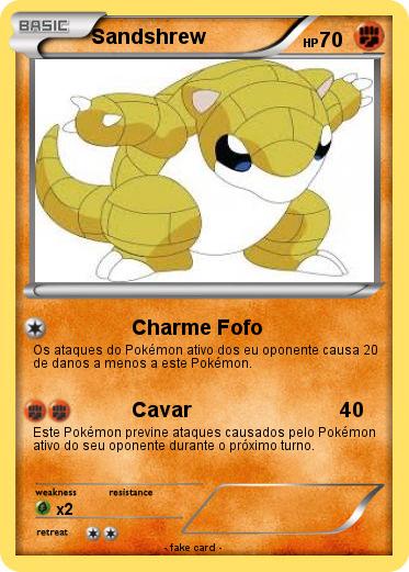 Pokemon Sandshrew