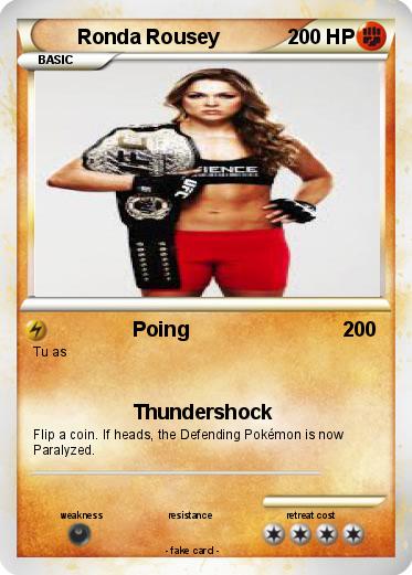 Pokemon Ronda Rousey