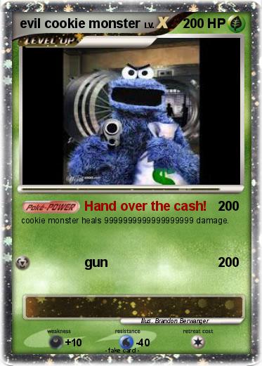 Pokemon evil cookie monster