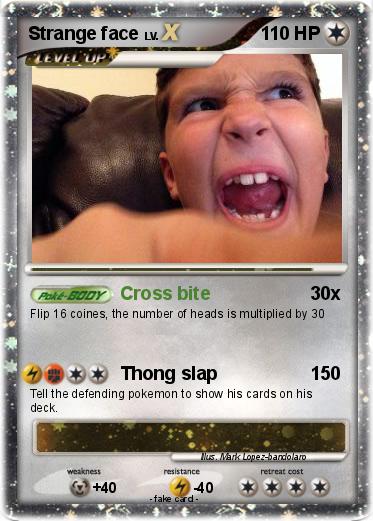 Pokemon Strange face