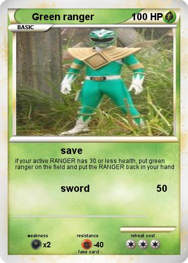 Pokemon Green ranger