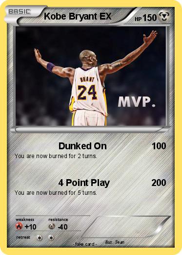 Pokemon Kobe Bryant EX