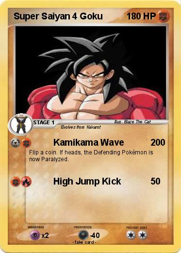 Pokemon Super Saiyan 4 Goku