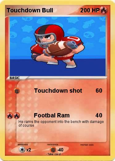 Pokemon Touchdown Bull
