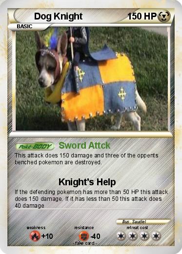 Pokemon Dog Knight