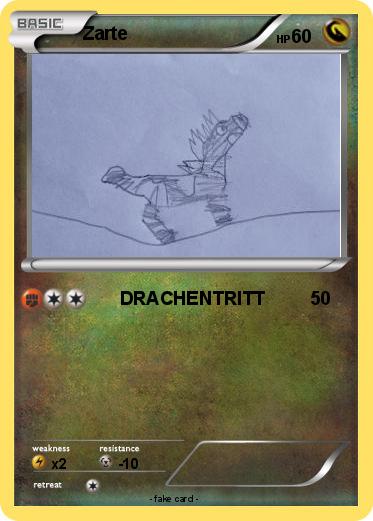 Pokemon Zarte