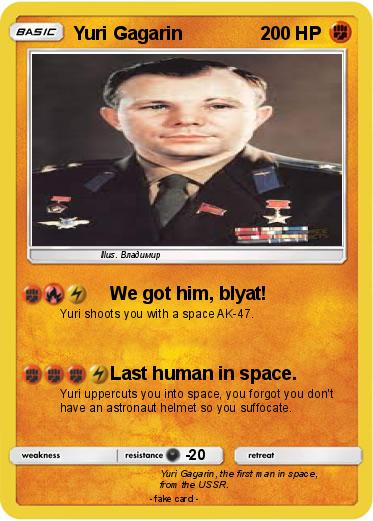 Pokemon Yuri Gagarin