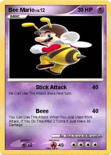 Pokemon Bee Mario