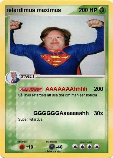 Pokemon retardimus maximus
