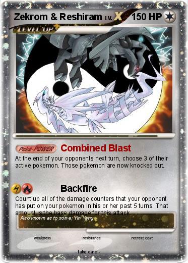 Pokemon Zekrom & Reshiram