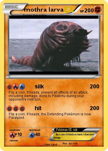 Pokemon mothra larva